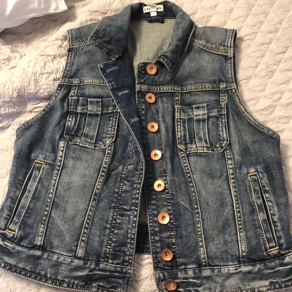 Denim vest
